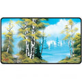 Ultra Pro Bob Ross Lakeside Path Black Stitched Playmat - UP16527
