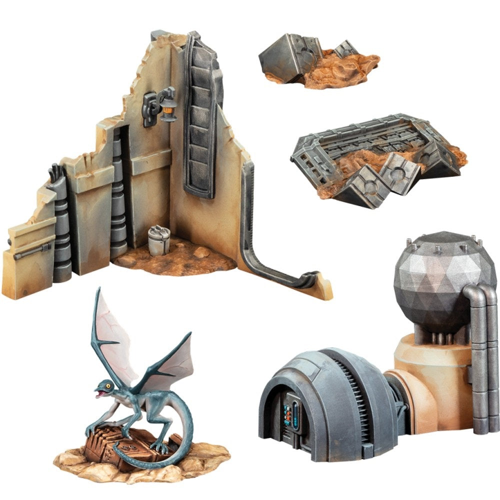 Atomic Mass Games SWQ163 Star Wars Legion Galactic Battlefield Terrian Starter Set