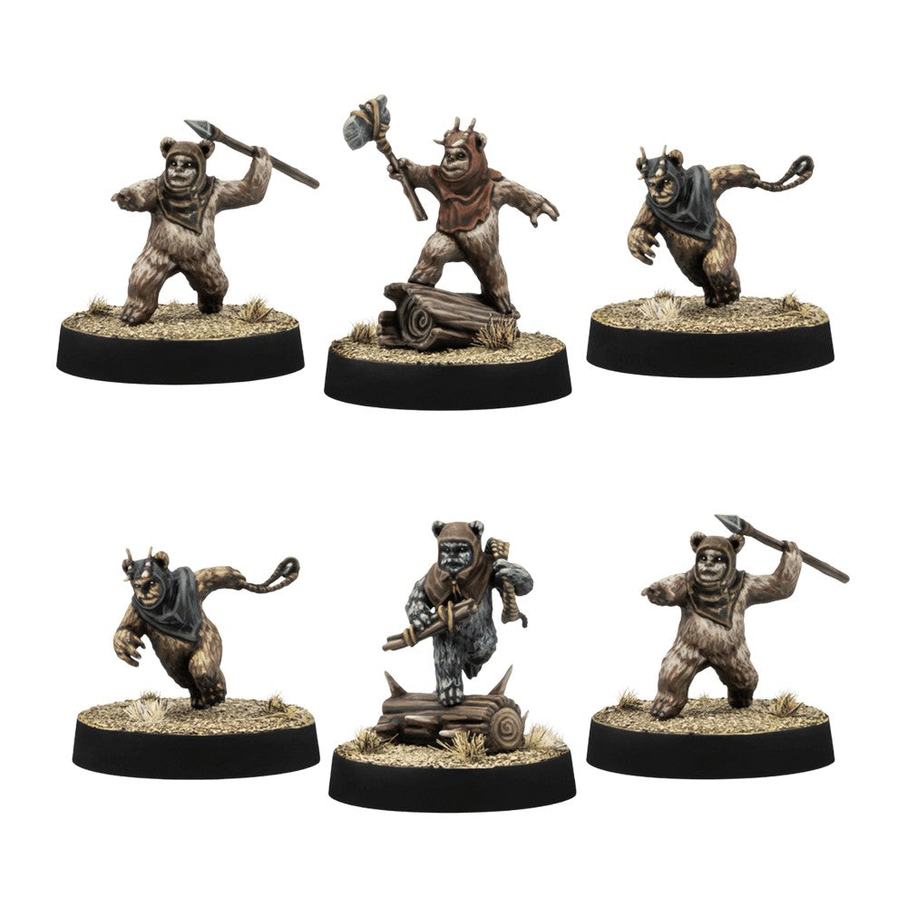 Atomic Mass Games SWQ73 Star Wars Legion Ewok Warriors