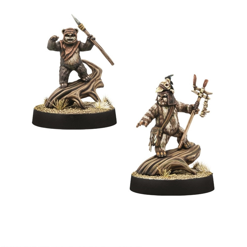 Atomic Mass Games SWQ74 Star Wars Legion Logray & Wicket