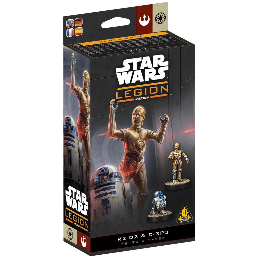Atomic Mass Games SWQ142 Star Wars Legion R2D2 & C-3PO