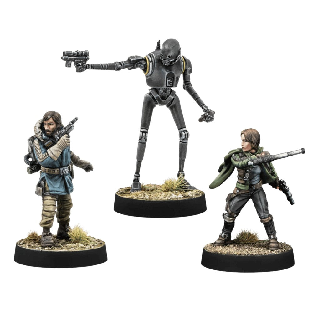 Atomic Mass Games SWQ39 Star Wars Legion Cassian Andor Jun Erso & K-2SO