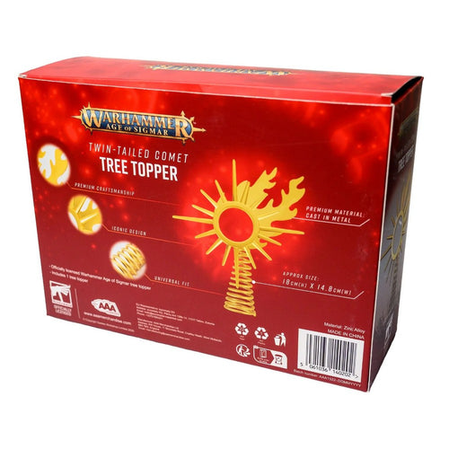 AAA Merchandise 1190435 Warhammer Twin Tailed Comet Tree Topper