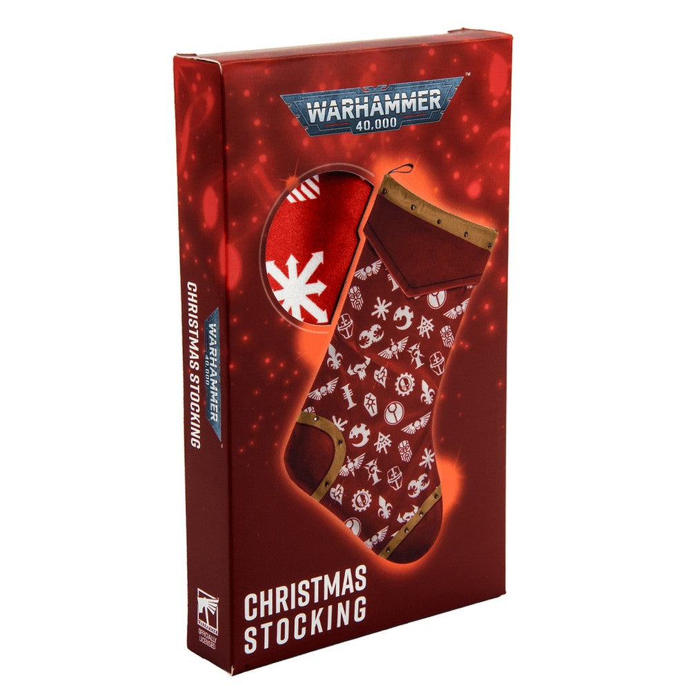 AAA Merchandise 1213733 Warhammer Multi Faction Christmas Stocking Red