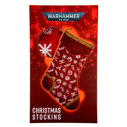 AAA Merchandise 1213733 Warhammer Multi Faction Christmas Stocking Red