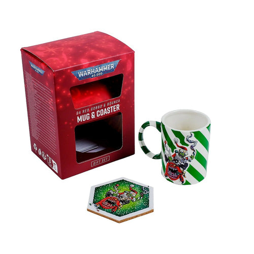 AAA Merchandise 1190437 Warhammer Red Gobbo Mug & Coaster Gift Set