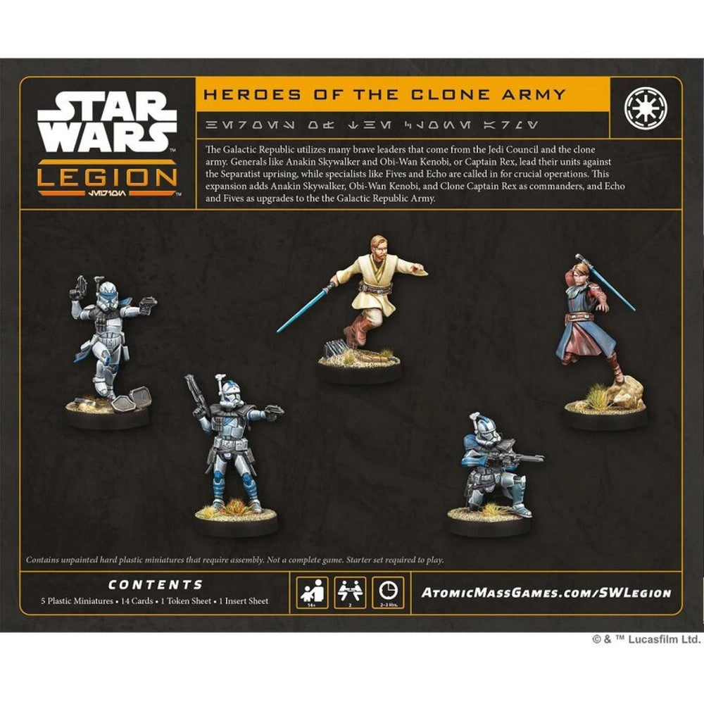 Atomic Mass Games SWQ21 Star Wars Legion Heroes of the Clone Army