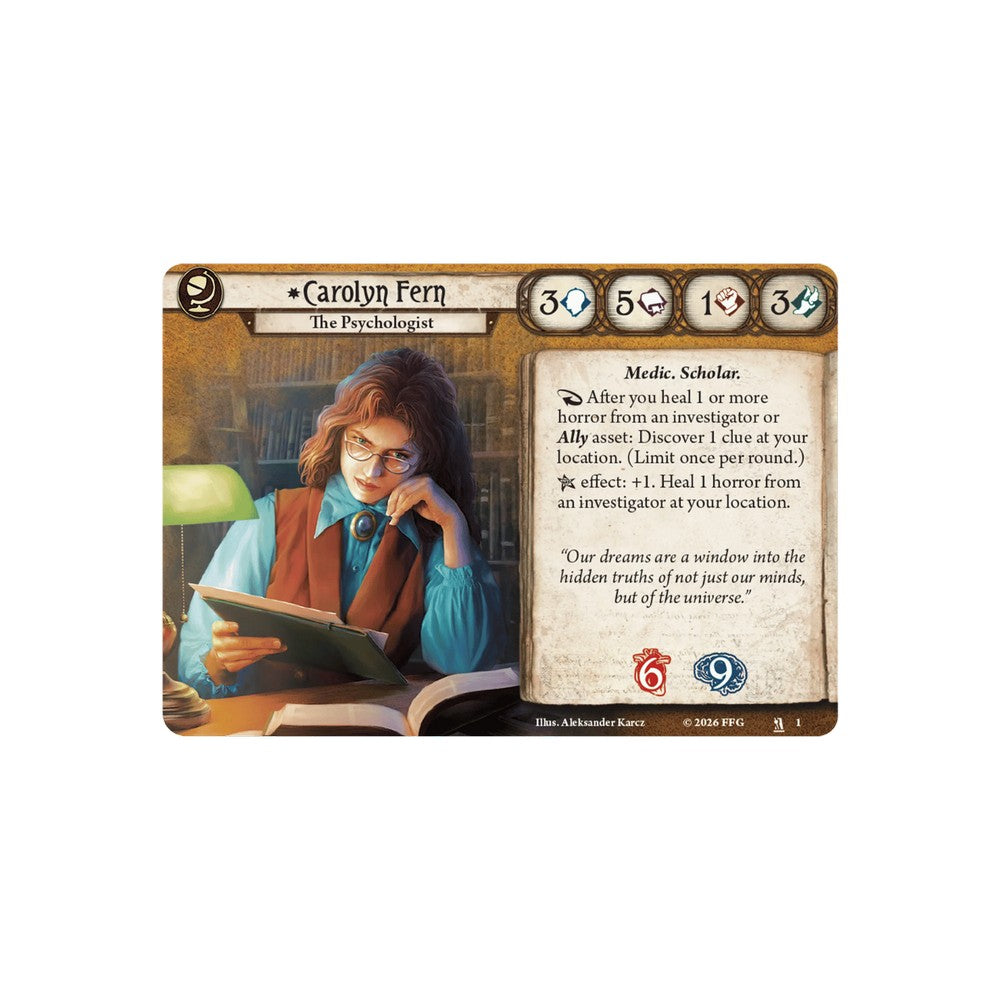Fantasy Flight Games Arkham Horror The Card Game Investigator Deck Carolyn (3)