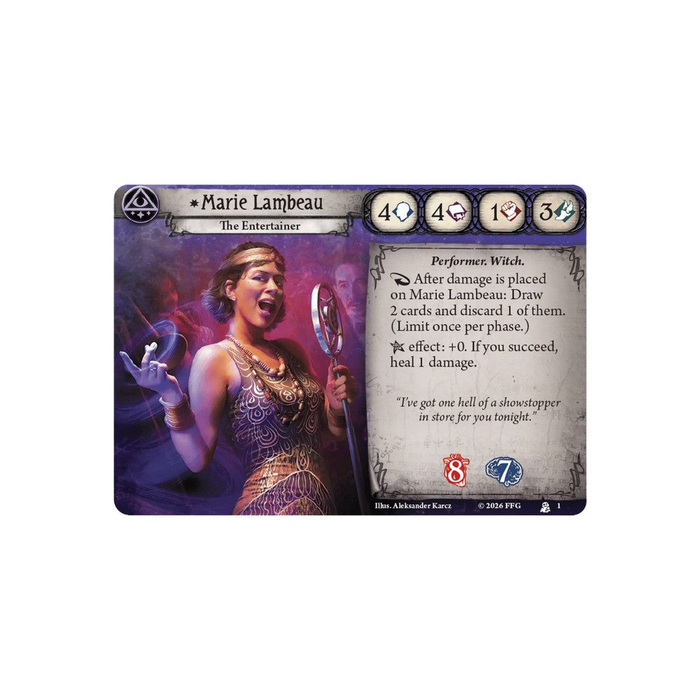 Fantasy Flight Games Arkham Horror The Card Game Investigator Deck Marie (3)