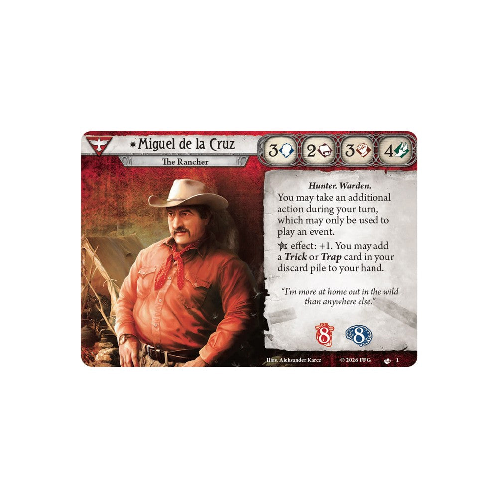 Fantasy Flight Games Arkham Horror The Card Game Investigator Deck Miguel de (3)