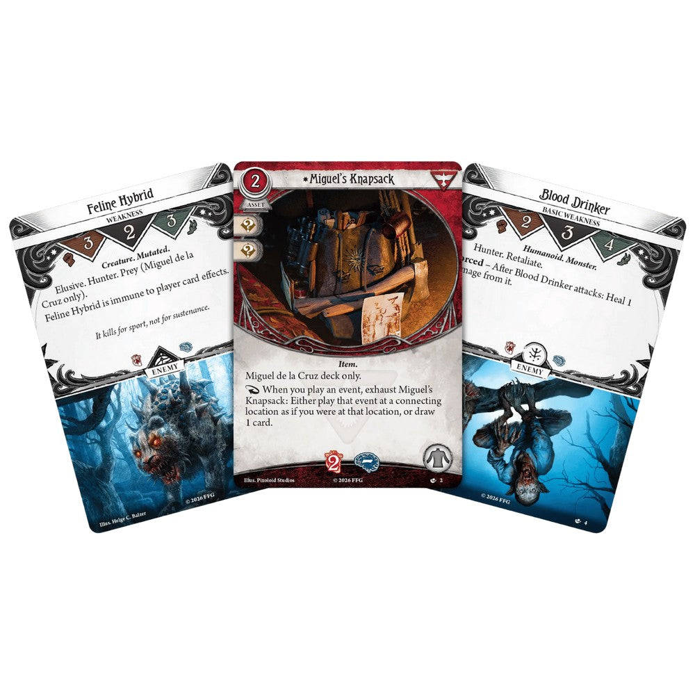 Fantasy Flight Games Arkham Horror The Card Game Investigator Deck Miguel de (4)
