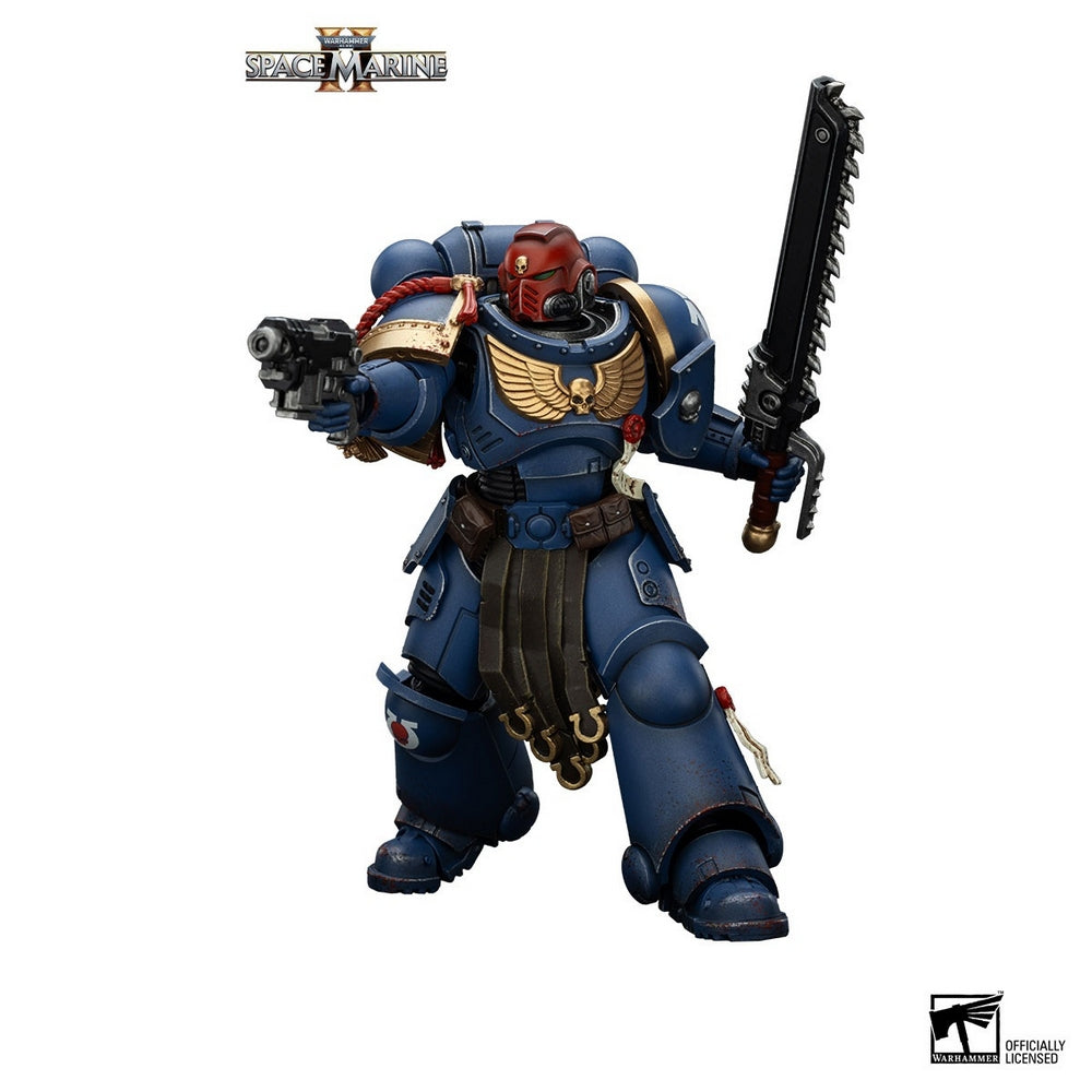 Warhammer Collectibles Scale Ultramarines Sergeant Gadriel Collectors 1/18 (3)