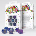 Q Workshop RHPB01 Happy Birthday Dice Set: Streamers (9250516467949)