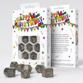 Q Workshop RHPB03 Happy Birthday Dice Set: Confetti (9250516664557)