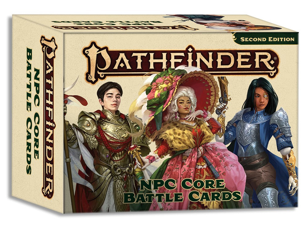 Paizo Publishing PZO10011-MC Pathfinder 2nd Edition Accessories NPC Core Battle Cards