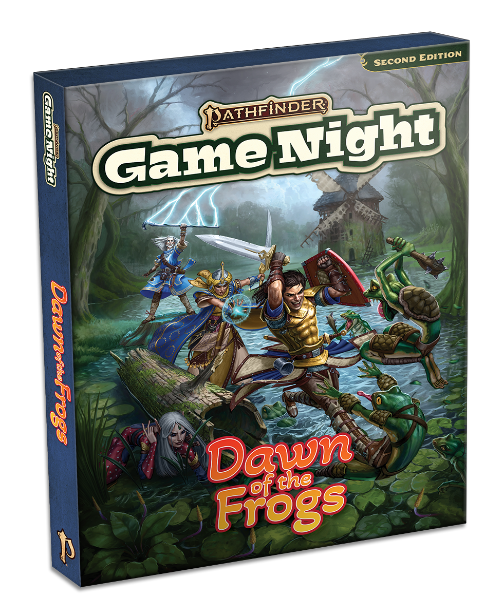 Paizo Publishing PZO14006-BX Pathfinder 2nd Edition Modules Pathfinder Game Night Dawn of the Frogs (Deluxe Adventure)