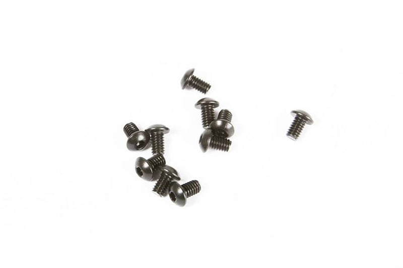 zAXIAL AX31194 - M2.6x4mm Hex Socket Button Head (Black) (10pcs)