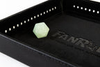 MDG FanRoll MDG530 Blacklight Dice Tray with d20 Black