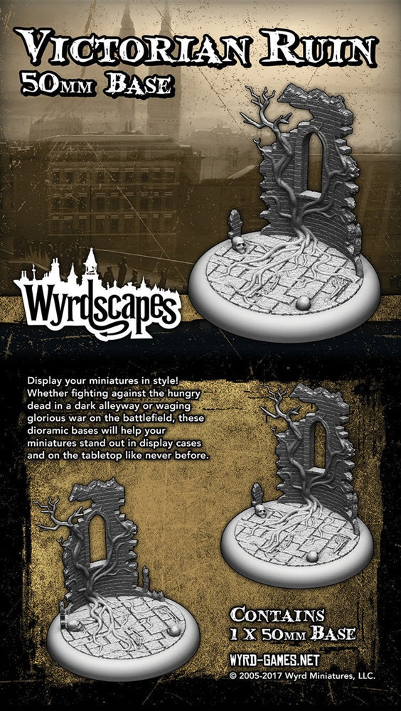 Wyrd Games WYRWS003 Wyrdscapes Bases Wyrdscapes Victorian 50MM