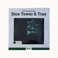 Lets Play Games 259037 Essentials Dice Tower and Mat Slate / Lich green