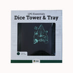 Lets Play Games 259037 Essentials Dice Tower and Mat Slate / Lich green