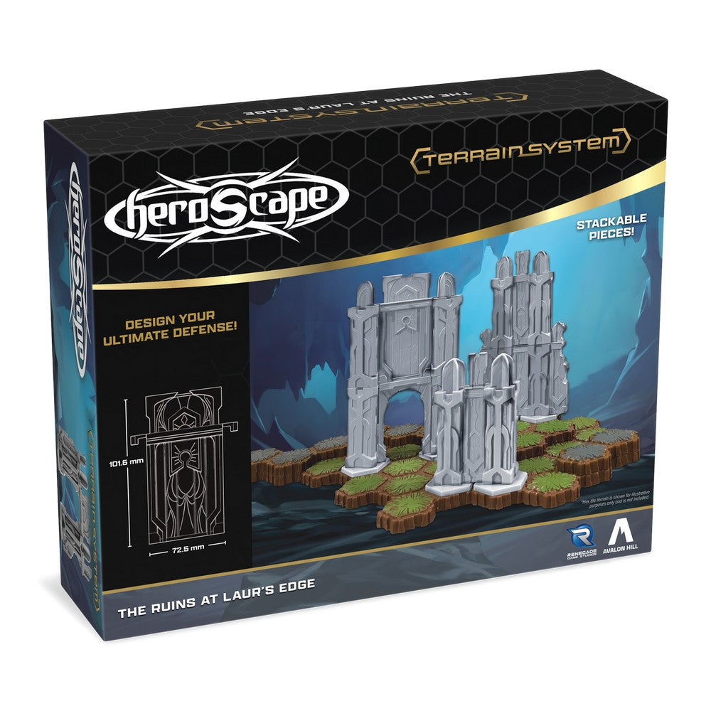 Heroscape RGS02755 The Ruins at Laurs Edge Terrain Expansion