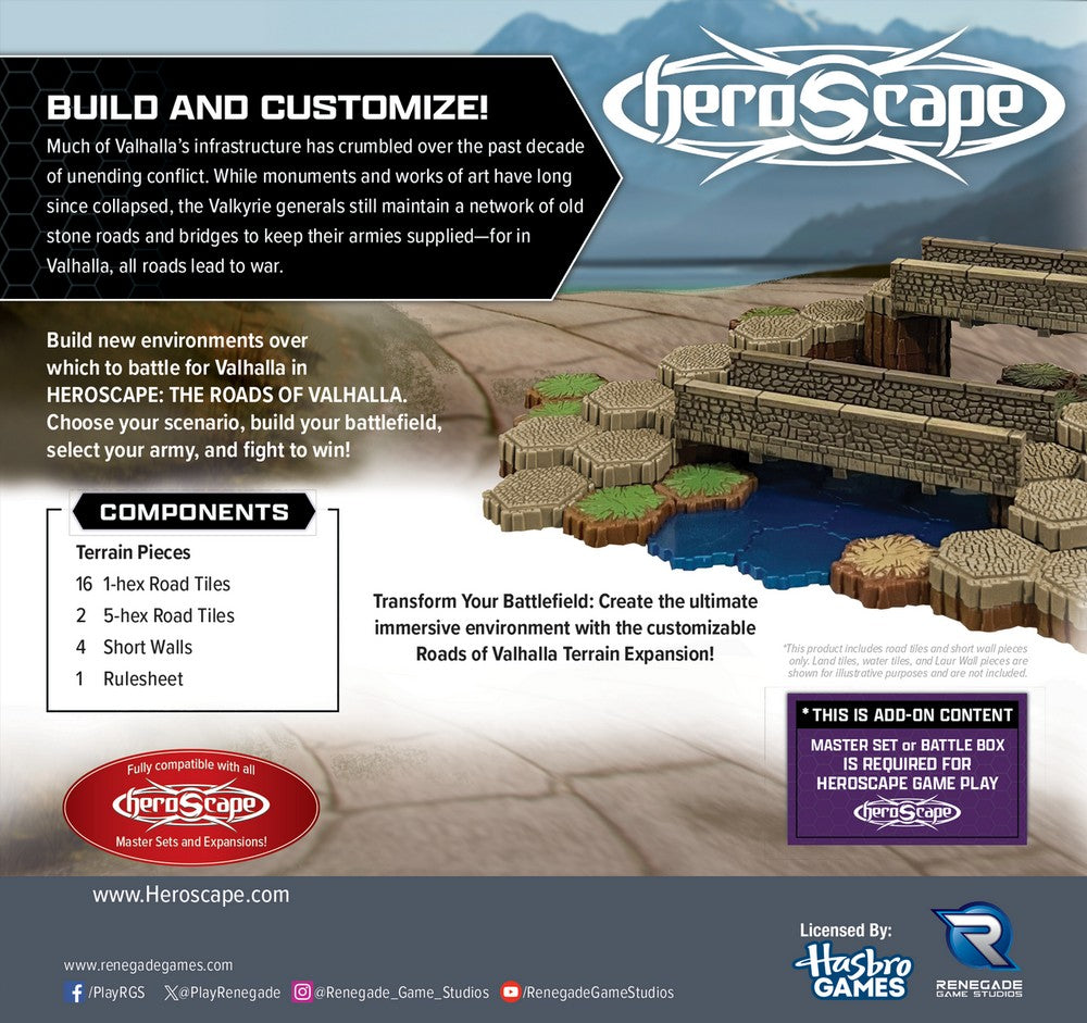 Heroscape RGS02846 Roads of Valhalla Terrain Expansion