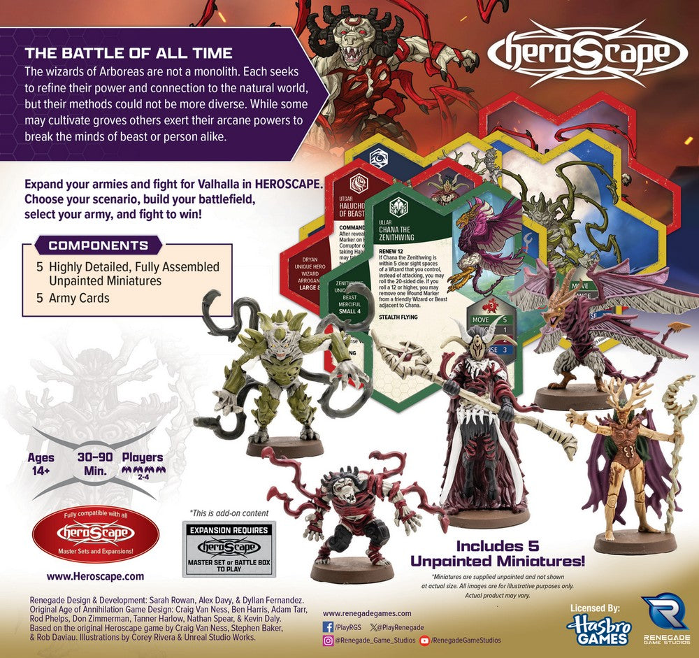 Heroscape RGS02837 A Heroes of Arboreas Army Expansion