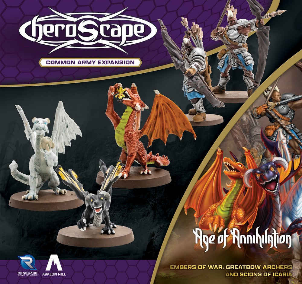 Heroscape RGS02848 Greatbow Archers and Scions of Icaria Army Expansion