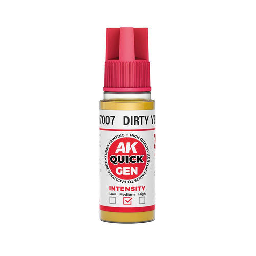 AK Interactive AK17007 Quick Gen Dirty Yellow 18 ml