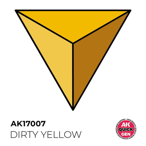 AK Interactive AK17007 Quick Gen Dirty Yellow 18 ml
