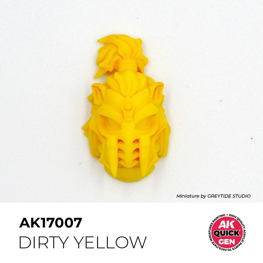 AK Interactive AK17007 Quick Gen Dirty Yellow 18 ml