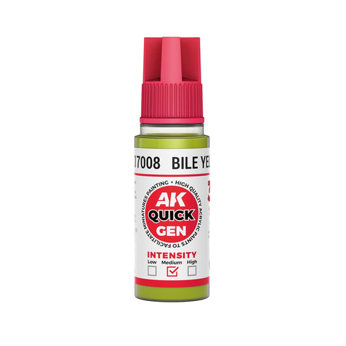 AK Interactive AK17008 Quick Gen Bile Yellow 18 ml