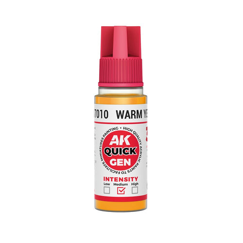 AK Interactive AK17010 Quick Gen Warm Yellow 18 ml