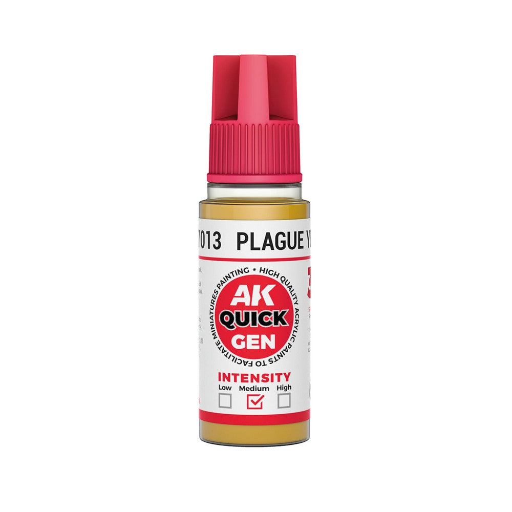 AK Interactive AK17013 Quick Gen Plague Yellow 18 ml