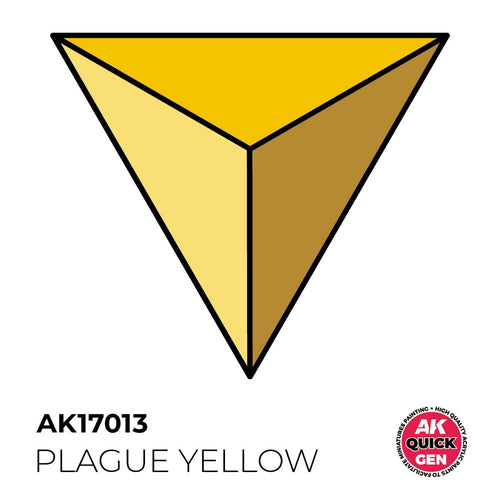 AK Interactive AK17013 Quick Gen Plague Yellow 18 ml
