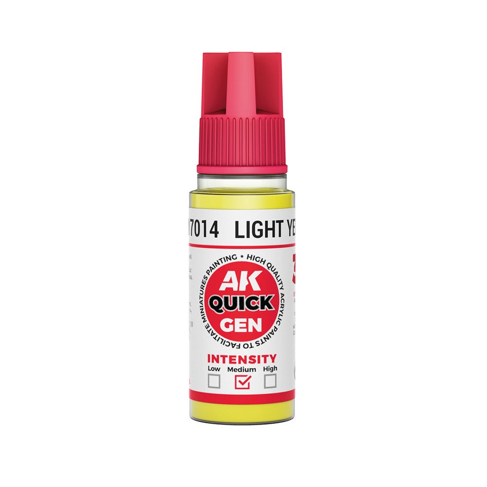AK Interactive AK17014 Quick Gen Light Yellow 18 ml