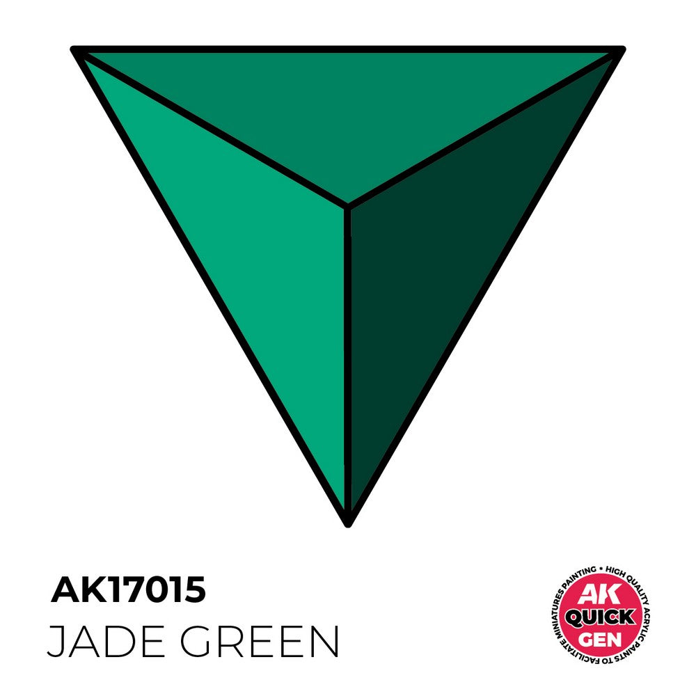 AK Interactive AK17015 Quick Gen Jade Green 18 ml