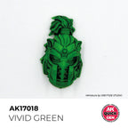 AK Interactive AK17018 Quick Gen Vivid Green 18 ml