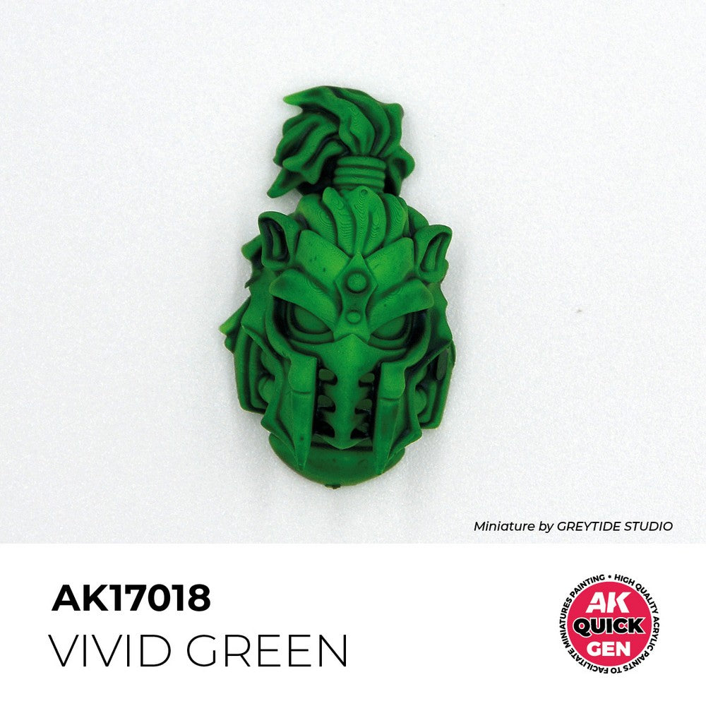AK Interactive AK17018 Quick Gen Vivid Green 18 ml