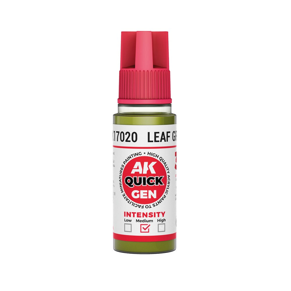 AK Interactive AK17020 Quick Gen Leaf Green 18 ml