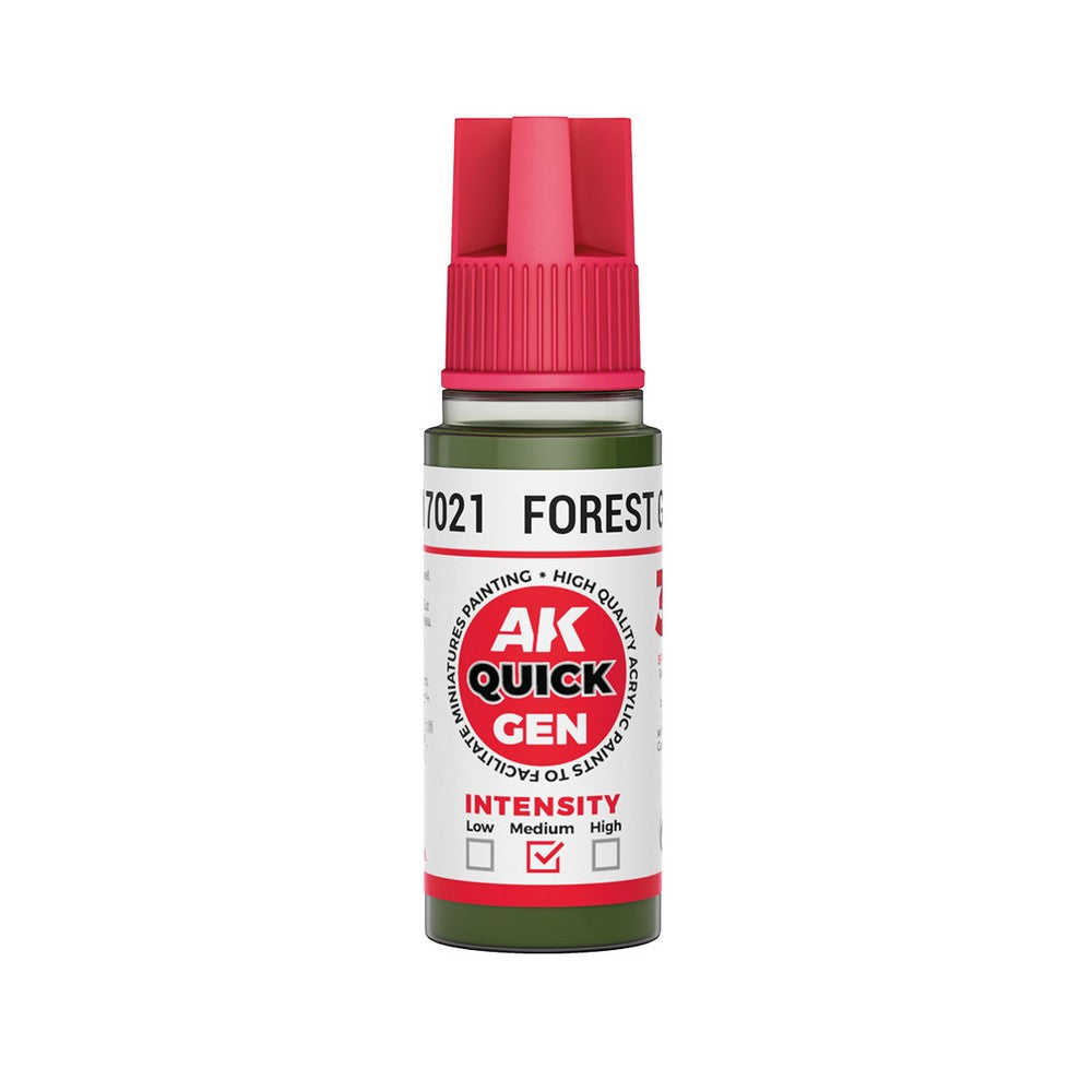 AK Interactive AK17021 Quick Gen Forest Green 18 ml