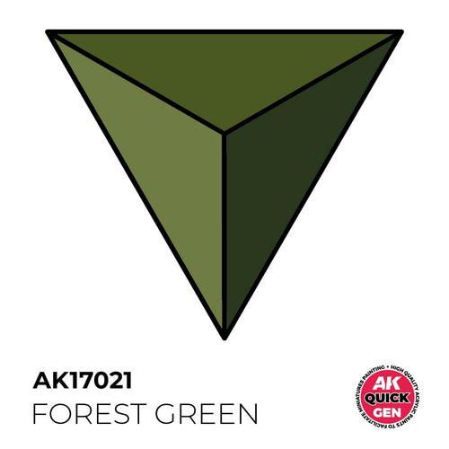 AK Interactive AK17021 Quick Gen Forest Green 18 ml