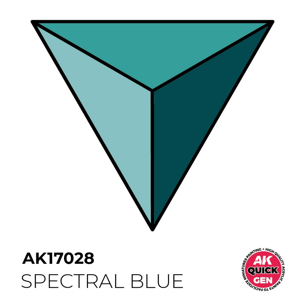 AK Interactive AK17028 Quick Gen Spectral Blue 18 ml
