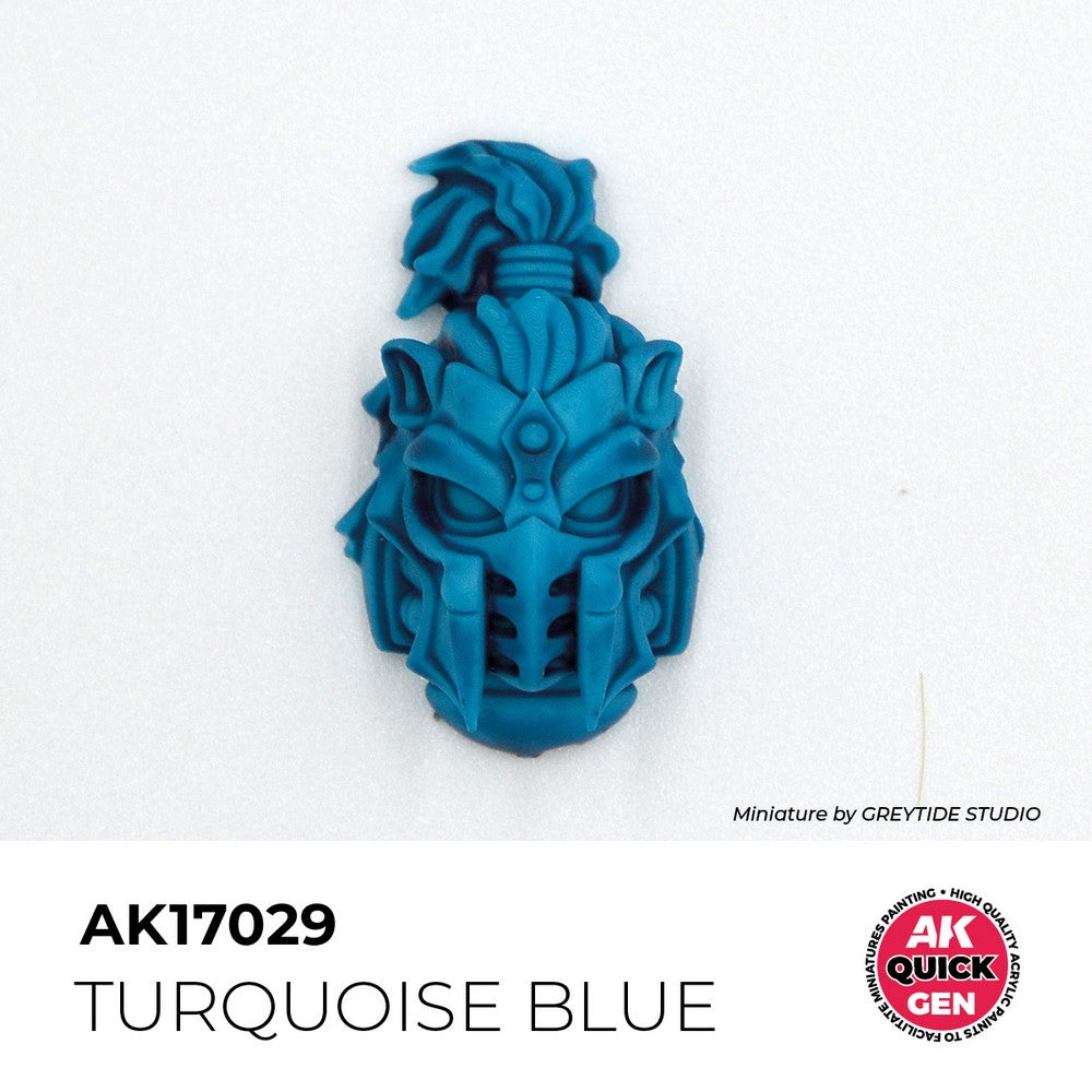 AK Interactive AK17029 Quick Gen Turquoise Blue 18 ml