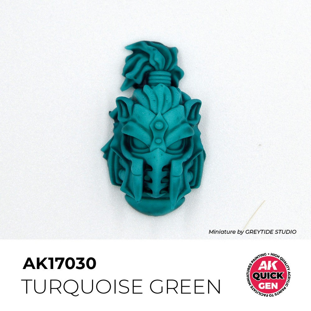 AK Interactive AK17030 Quick Gen Turquoise Green 18 ml