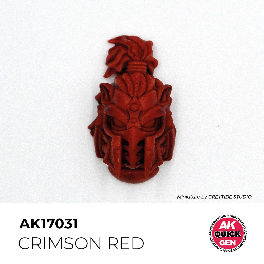 AK Interactive AK17031 Quick Gen Crimson Red 18 ml