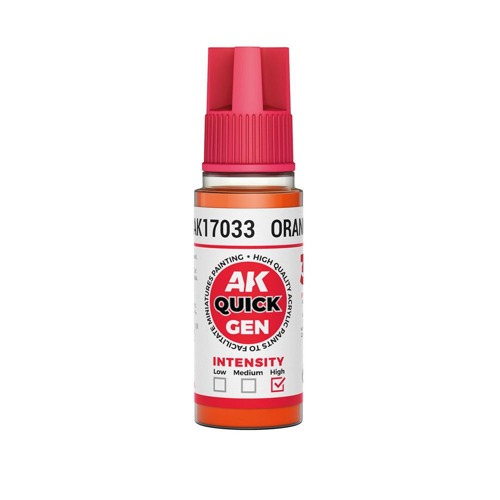 AK Interactive AK17033 Quick Gen Orange 18 ml