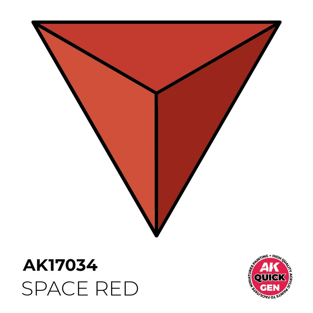 AK Interactive AK17034 Quick Gen Space Red 18 ml