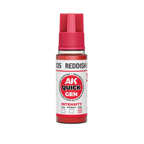 AK Interactive AK17035 Quick Gen Reddish Orange 18 ml